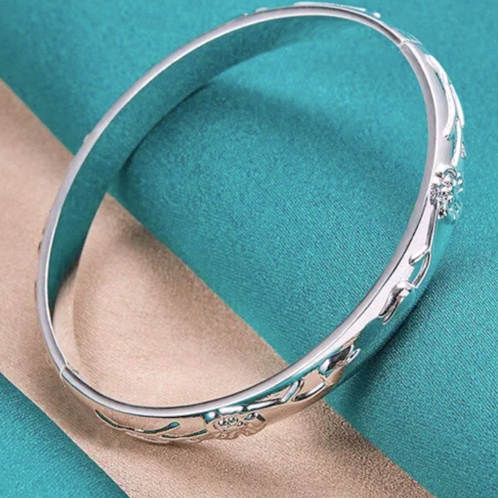 🔥925 Old Rose Design Bangle
